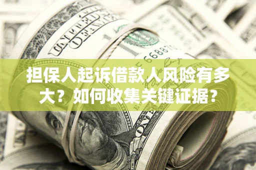 济南担保人起诉借款人风险有多大？如何收集关键证据？