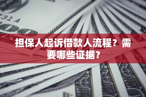 济南担保人起诉借款人流程?需要哪些证据? 济南担保人起诉借款人流程?需要哪些证据?