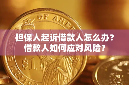 济南担保人起诉借款人怎么办？借款人如何应对风险？