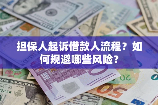 济南担保人起诉借款人流程？如何规避哪些风险？