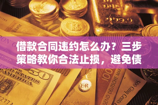 济南借款合同违约怎么办？三步策略教你合法止损，避免债务危机升级