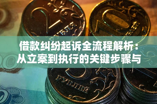 济南借款纠纷起诉全流程解析：从立案到执行的关键步骤与防败诉指南